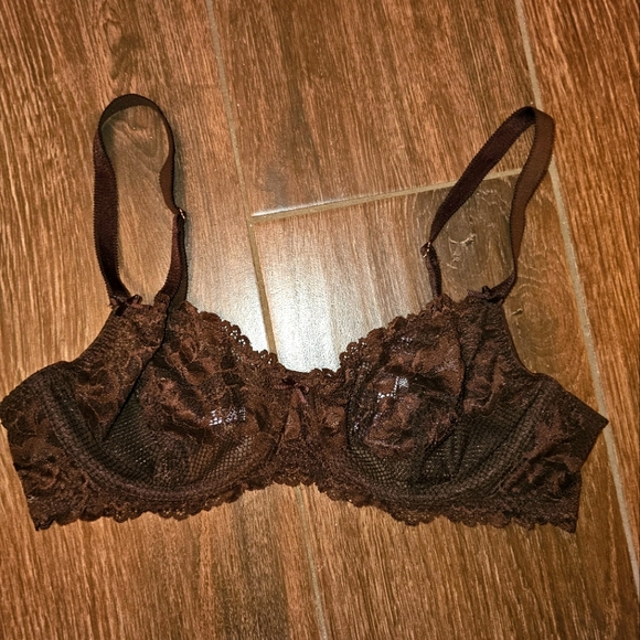 Savage X Fenty Other - SAVAGE X FENTY BROWN BRONZE LACE UNDER WIRE BRA SZ 36C BEAUTIFUL